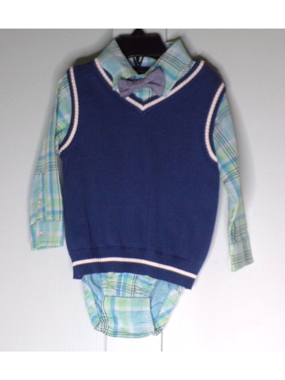 🆕Andy & Evan Bodysuit Vest Shirt Bowtie
